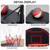 YONWAY Portable Basketball Hoop Stand, 5.1-6.9ft Height-Adjustable Basketball System with 29'' Backboard and Wheels for Indoor and Outdoor, Black - 4 of 4