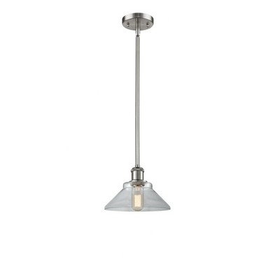 Orwell - 1 Light Stem Hung Mini Pendant In Industrial Style-8 Inches Tall and 8.38 Inches Wide