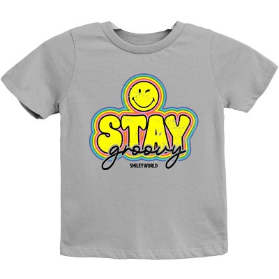 The Juniper Shop SmileyWorld Stay Groovy Youth Short Sleeve Tee