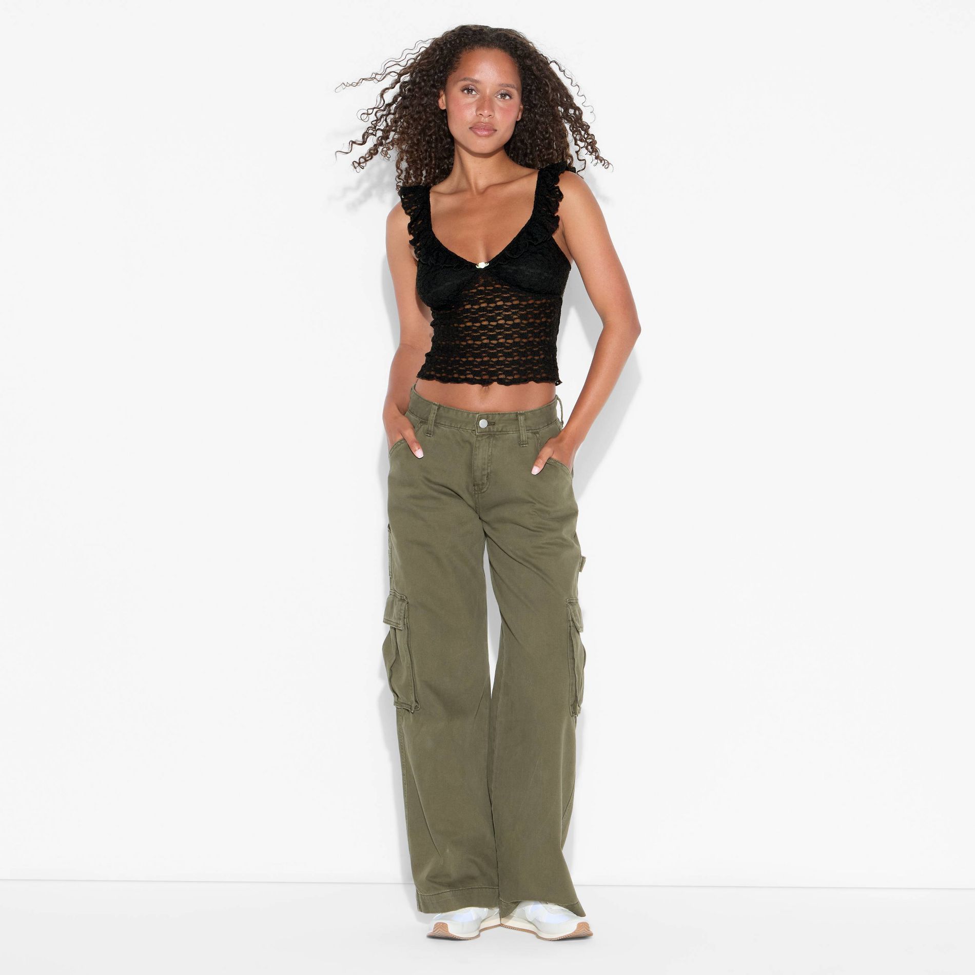 Women's Femme Lace Tank Top - Wild Fable™