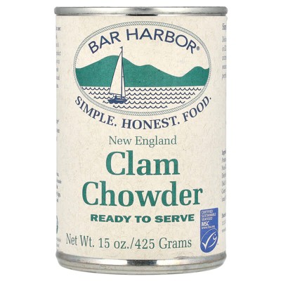 Bar Harbor, New England Clam Chowder, 15 oz
