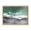 Kate and Laurel Blake Black Sands Dream Framed Printed Glass by Janet Meinke-Lau, 18x24, Natural - 2 of 4