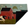 Stupell Industries Nellies Barn Cow Printed Outdoor Door Mat, design by Warren Kimble, 18"x30" - 2 of 4