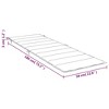 vidaXL Sun Lounger Cushion in Leaf Pattern - Water-Resistant and Durable Oxford Fabric - Indoor/Outdoor Use - Non-Slip Design - 4 of 4