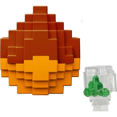 Minecraft Mini Mode Spawn Egg with Concealed Trader Mini Figure, Badlands Theme, 1.5" Toy