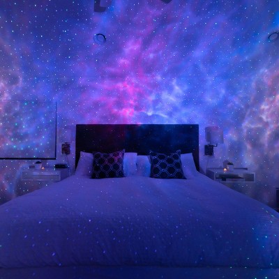 Sky Lite Evolve White LED Galaxy Projector with Green Stars
