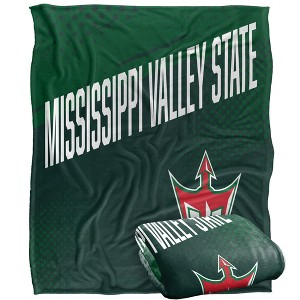 Mississippi Valley State University Fan Zone Silky Touch Super Soft Throw Blanket 50x60 - 1 of 4