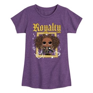 Girls' - LOL Surprise! - Royal Bee Fitted Short Sleeve Graphic T-Shirt - 1 of 4