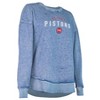 NBA Detroit Pistons Women's Burnout Crew Neck Fleece Sweatshirt - 3 of 4