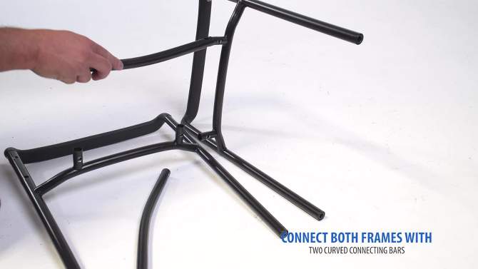 Stacking Chair with Casters Black - Boss Office Products, 2 of 8, play video