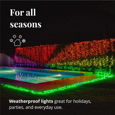 Twinkly Multicolor 26.2ft Smart LED String Lights with 100 Bulbs