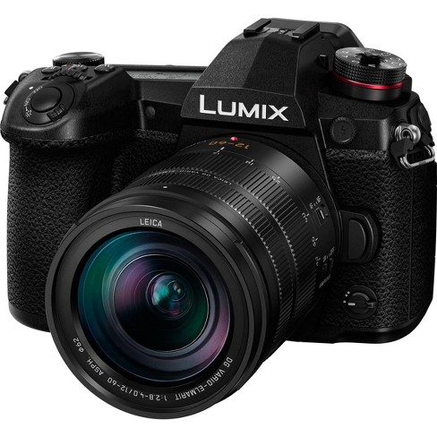 Panasonic Lumix G9 Mirrorless Camera Black With Lumix G Leica Dg Vario Elmarit 12 60mm F 2 8 4 0 Lens Target