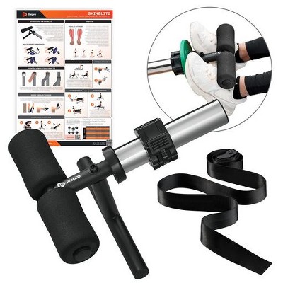 Lifepro Tib Bar - Strength Training Equipment for Ankle and Shin, Fits 2" Olympic Weight Plates, Tibialis Anterior and Calf Machine