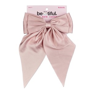 scünci be-ü-tiful Bow Barrette - Blush - 1 of 4