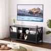 TV Stand, Entertainment Center with 2 Fabric Drawer & Open Shelf, TV Stand Dresser, Console Table - 4 of 4