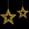 Northlight LED Lighted Stars Outdoor Christmas Decorations - 18" - Gold - Set of 2 - 2 of 4
