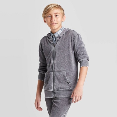 boys gray hoodie