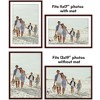 Americanflat 13x19 Picture Frame with Polished Plexiglass - Set of 2 - Use as 11x17 Frame with Mat or 13x19 Frame Without Mat - Mahogany - 4 of 4