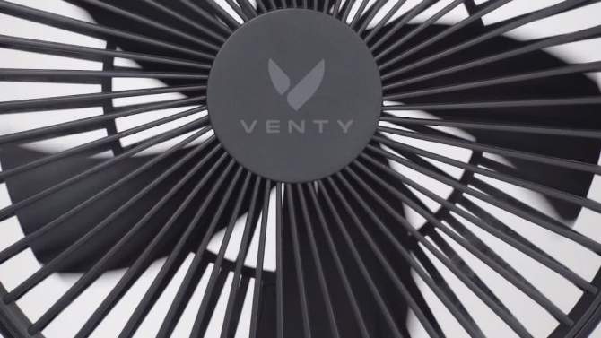 VENTY Portable Oscillating Fan, 2 of 15, play video