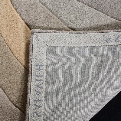 Multi-Color Tufted Handmade Wool Area Rug, 7'6" x 9'6"