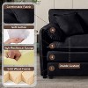 DOMETOUE Modular Sectional Sofa, Oversized Deep Seat U Shaped Couch Set for Living Room, 4-Seater Chenille Cloud Couches with 2 Movable Ottomans - 3 of 4