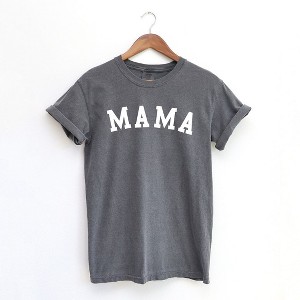 Simply Sage Market Women's Mama Bold Short Sleeve Garment Dyed Tee - 1 of 2
