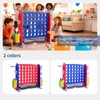 Giant 4-to-Score Game Set, 3-Level Height Adjustable Jumbo 4-in-a-Row Game with Quick-Release Slider, Mini Basketball, Golf & Ring Toss Set for Party - 3 of 4
