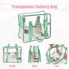 Unique Bargains Large PVC Zipper Makeup Bags and Organizers 1 Pc - 3 of 4