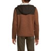 Lands' End Men's Sweater Fleece Mixed Media Full Zip Jacket - 2 of 4