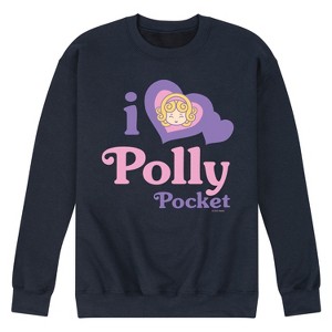 Men's - Polly Pocket - I Love Polly Pocket Graphic Fleece Sweatshirt - 1 of 4