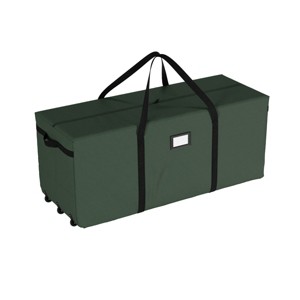 Hastings Home Rolling Christmas Tree Storage Bag - Holds 9-Foot Artificial Trees, Holiday Decorations, Inflatables, Garland, and More - 1 of 4