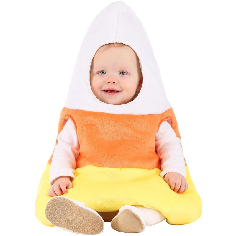 HalloweenCostumes.com Candy Corn Infant Costume, 4 of 5