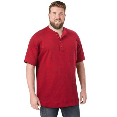 KingSize Shrink-Less Lightweight Henley T-Shirt