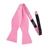 CTM Men's Free Style Satin Bow Tie - 2 of 3