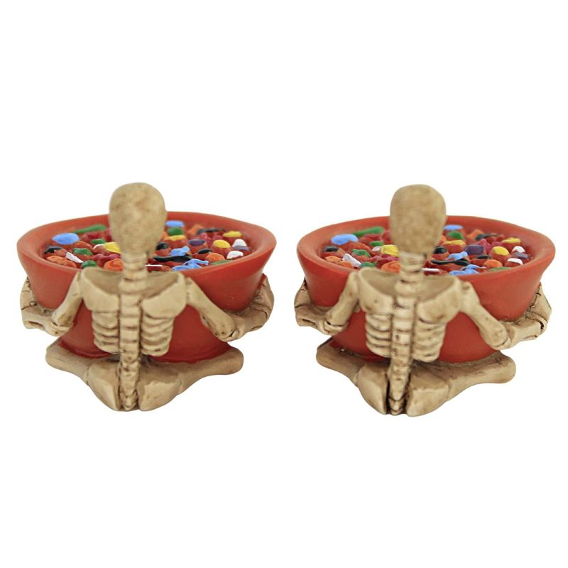 Department 56 Accessory 1.5" Trick Or Dare Treat Bowls Halloween Snow Village  -  Decorative Figurines, 2 of 4