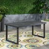 NicBex Outdoor Dining Table,Square/Rectangular Patio Table with Acacia Wood Top for 3-4 Person,Outdoor Furniture - 4 of 4