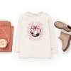 The Juniper Shop Just A Girl Who Loves Soccer Coquette Youth Long Sleeve Tee - 3 of 4