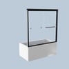 NicBex Shower Door 56"-60" W x 58" H Semi-Frameless Double Sliding Tub Door 1/4" (6mm) Thick SGCC Shower Screen for Bathroom, Hotel - 4 of 4