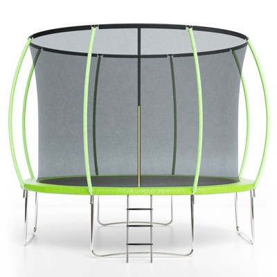 Trampoline 12FT with Safety Enclosure & Ladder, Heavy-Duty Outdoor Trampoline for Kids and Adults - ASTM F2225-15 Certified, 440LB Capacity