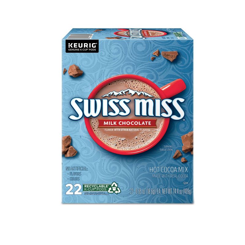 Swiss Miss Milk Chocolate Keurig K-Cup Pods - Hot Cocoa - 22ct, 6 of 12