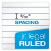 Ampad Recycled Writing Pads, Narrow Rule, Politex Green Kelsu Headband, 50 White 5 x 8 Sheets, Dozen - 3 of 4
