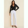 VENUS Womens Ribbed Long Sleeve V-Neck - 3 of 4