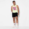 Pride Adult Rainbow Graffiti Graphic Tank Top - White/Jade - 3 of 3