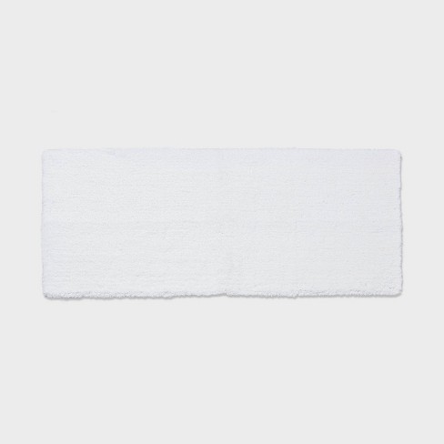 24"x60" Spa Plush Bath Rug White - Threshold™ : Target