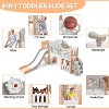8 in 1 Toddler Slide Indoor Playground, Indoor Slide Toddler Playset for Toddlers 1-3 - 2 of 4