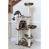 Armarkat Real Wood Cat Tree Hammock Bed With Natural Sisal Post for Cats and Kittens, A6601 - 4 of 4