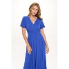 WEST K Women's Candace Short Flutter Sleeve Faux-Wrap Midi Dress - 3 of 4