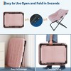 Saucer Chair, Plush Comfy Seat with Non-Slip Base, XL Foldable Lounge Chair for Teens and Adults, Accent Chair for Bedroom Dorm - 4 of 4