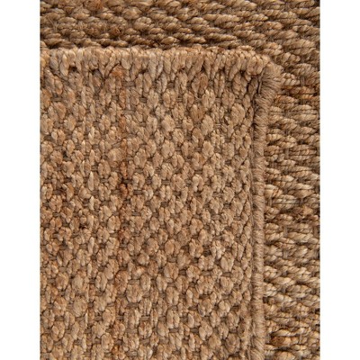 Handwoven Brown Jute Indoor Table Runner