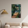 Art Remedy Entrance with Fountain Impresionism Landscape Wall Art Framed - 2 of 4